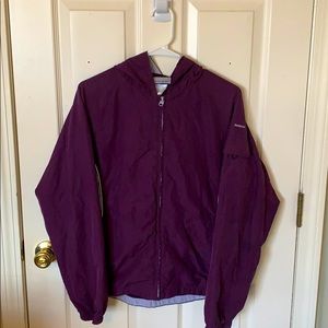 Purple Reebok windbreaker